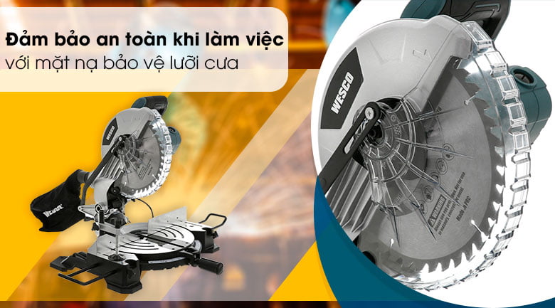 Máy cắt nhôm đa góc Wesco WS7170 1800W - Lưỡi cưa